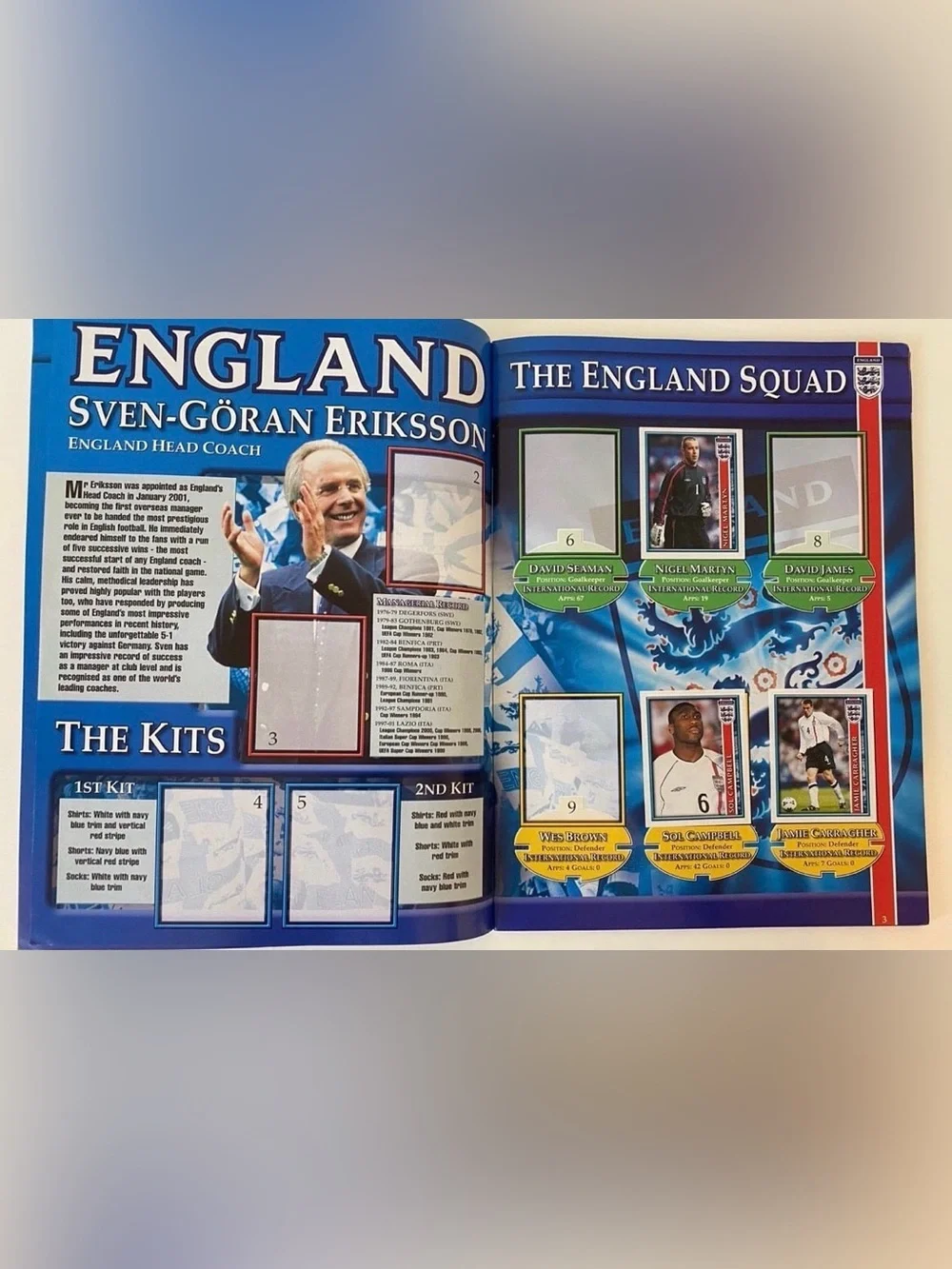 Merlin England 2002 2010 World Cup Football Stickers Book Soccer UEFA FIFA